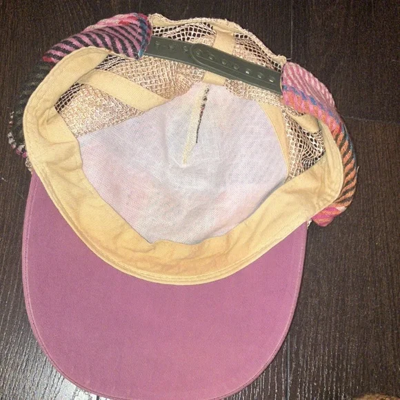 Colorful Diesel pink Patchwork Cap - Picture 3 of 8